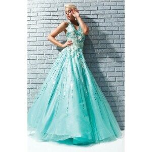 Tony Bowls Ballgown Prom Dress 113539 Aqua